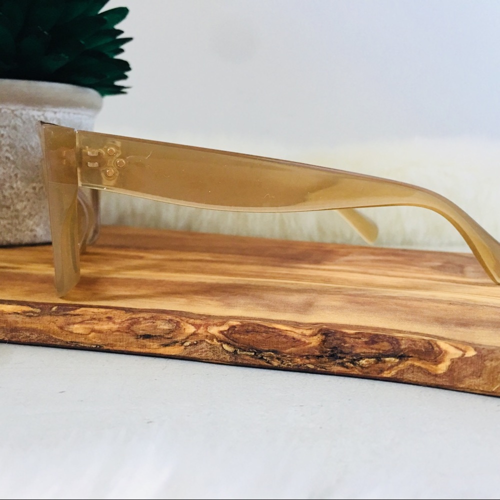 Rectangular Sunglasses Tan - Picture 5 of 5